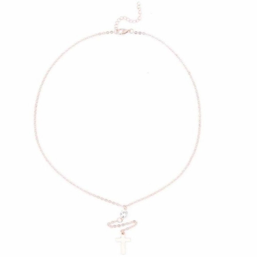 !!!5 for $25 Y Shaped Cross Charm Necklace - Picture 6 of 7